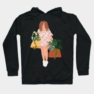 Girl Plant Shopping 10 Hoodie